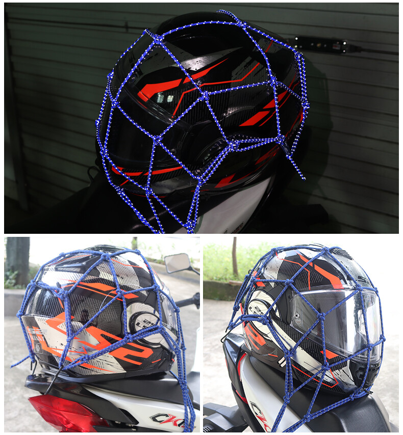 Bike Cargo Net Storage Net Strong Hooks Storage Cargo Rack Net for Motorcycle
