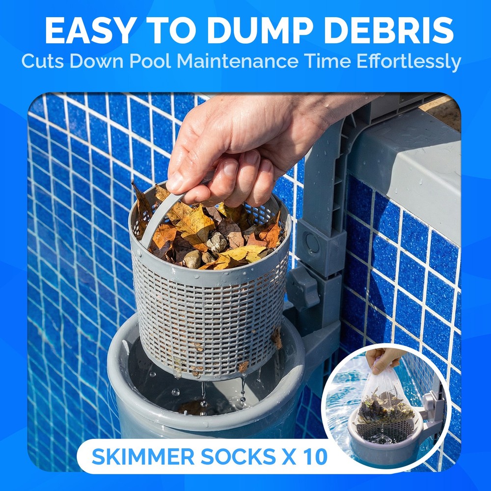 Above Ground Pool Skimmer, Surface Skimmer Adjustable Garden Metal Frame Pool
