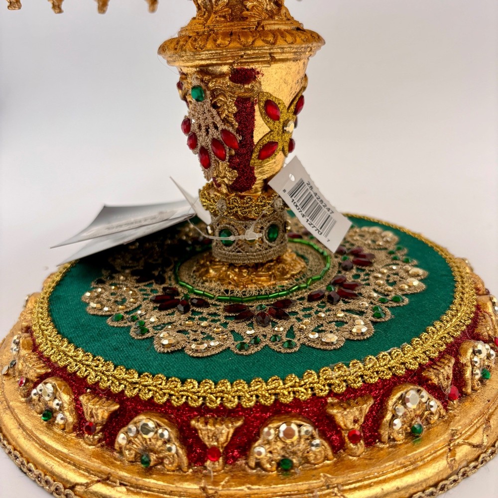 Katherine's Collection Christmas Castle Cake Plate Stand