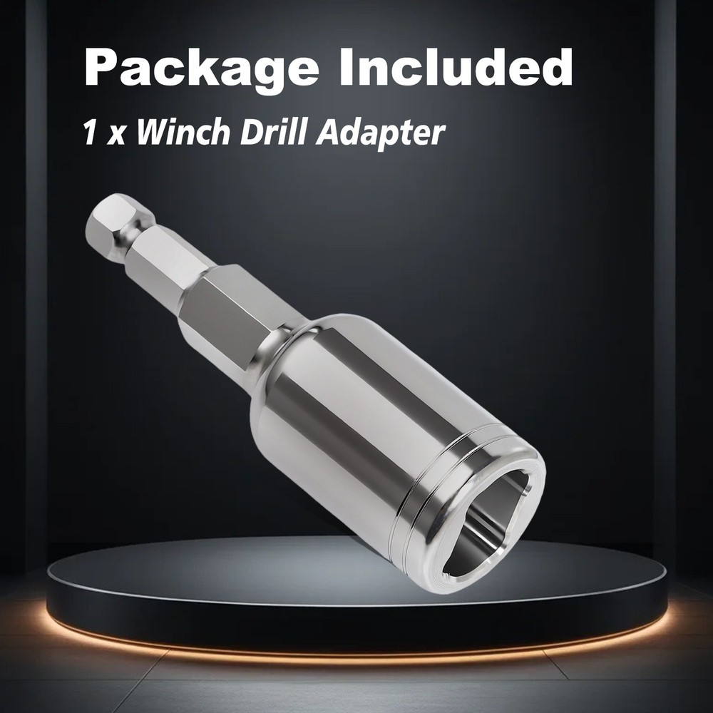 Quality Electric Drill Adapter Fit for Hand Crank Winch