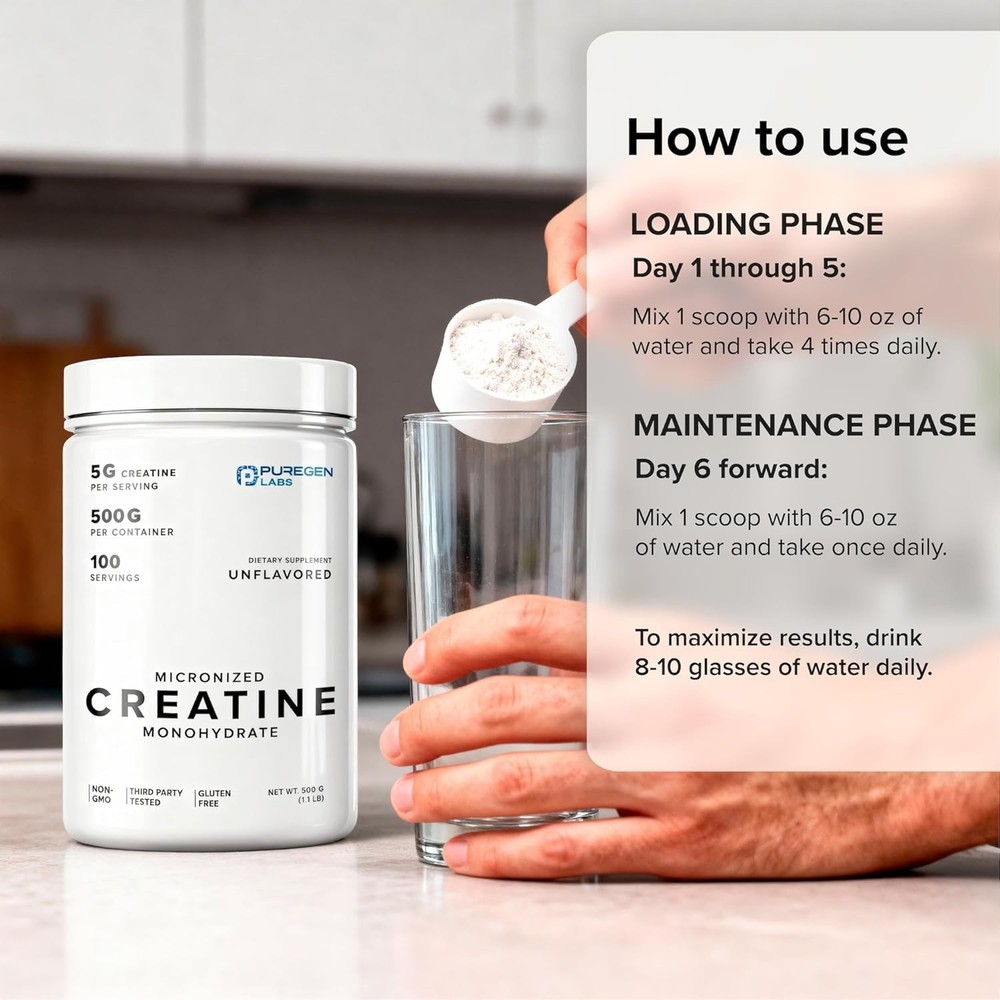 Puregen creatine 1 pk