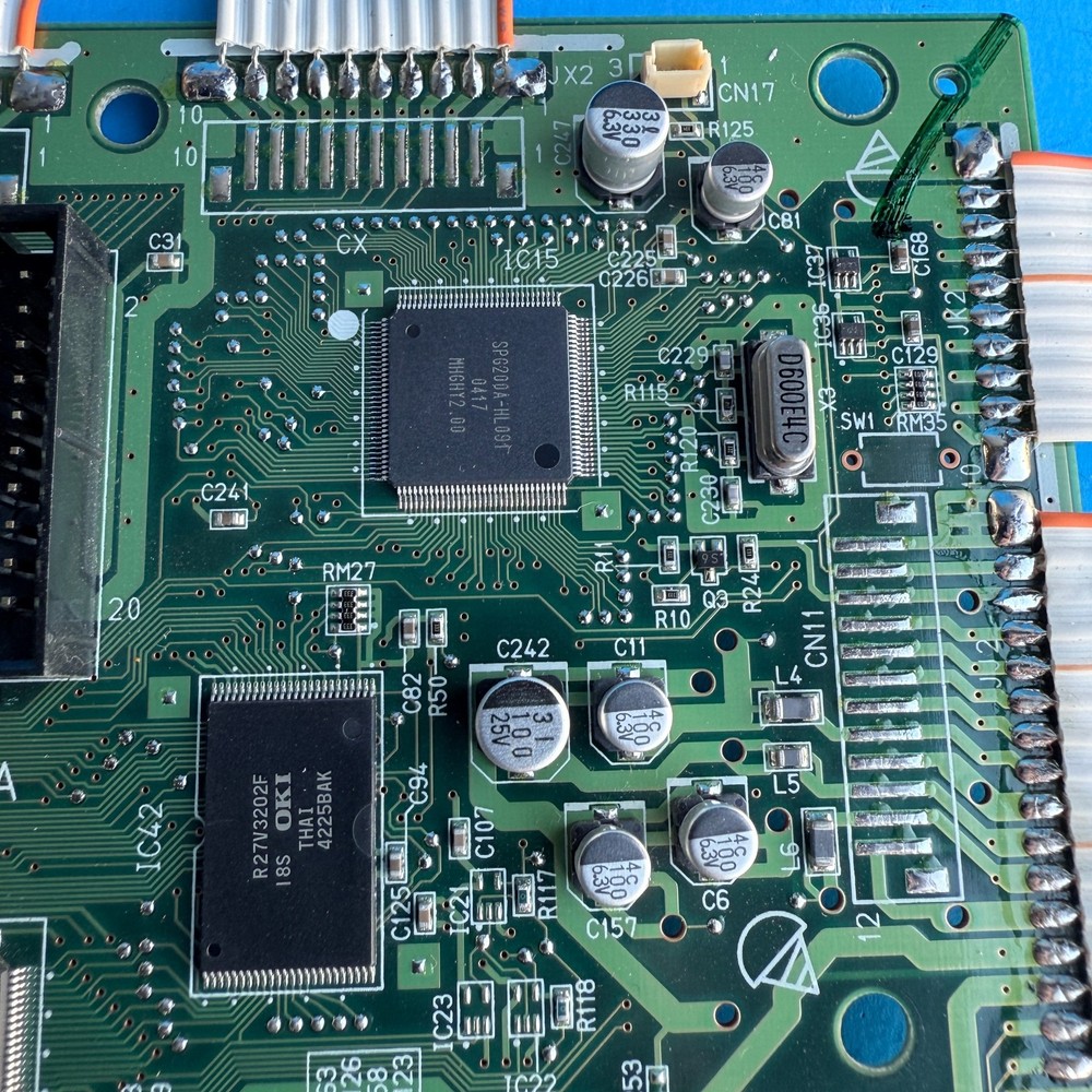 CASIO LK-92TV Lighting Keyboard OEM Part: Processor Main Board PCB M649-MA1