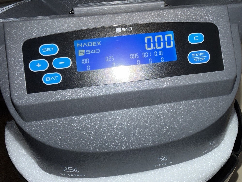Nadex S540 Coin Sorting Machine Sorting Made Simple