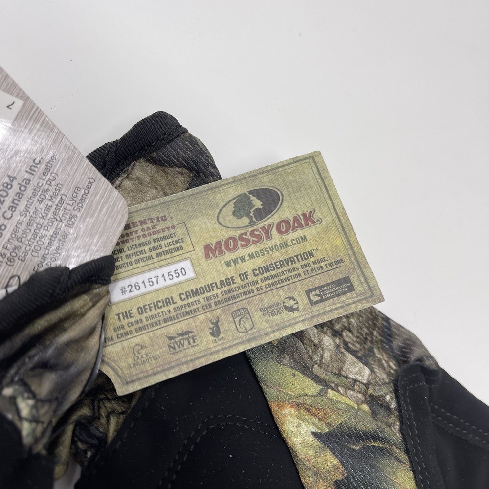 Hand Crew -CAMO Utility Work Gloves -MOSSY OAK Size M/L
