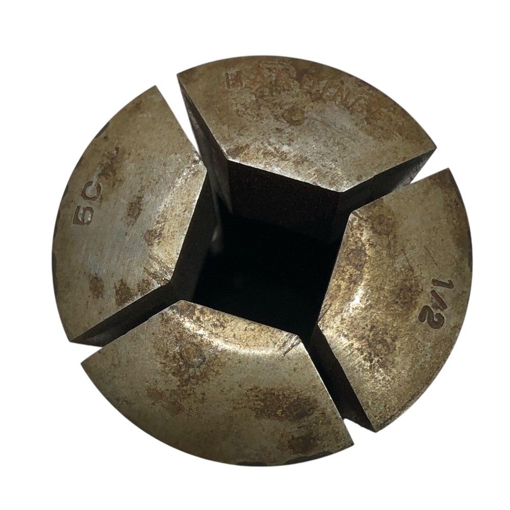 Hardinge 5C Square Collet 1/2” With Internal Threads