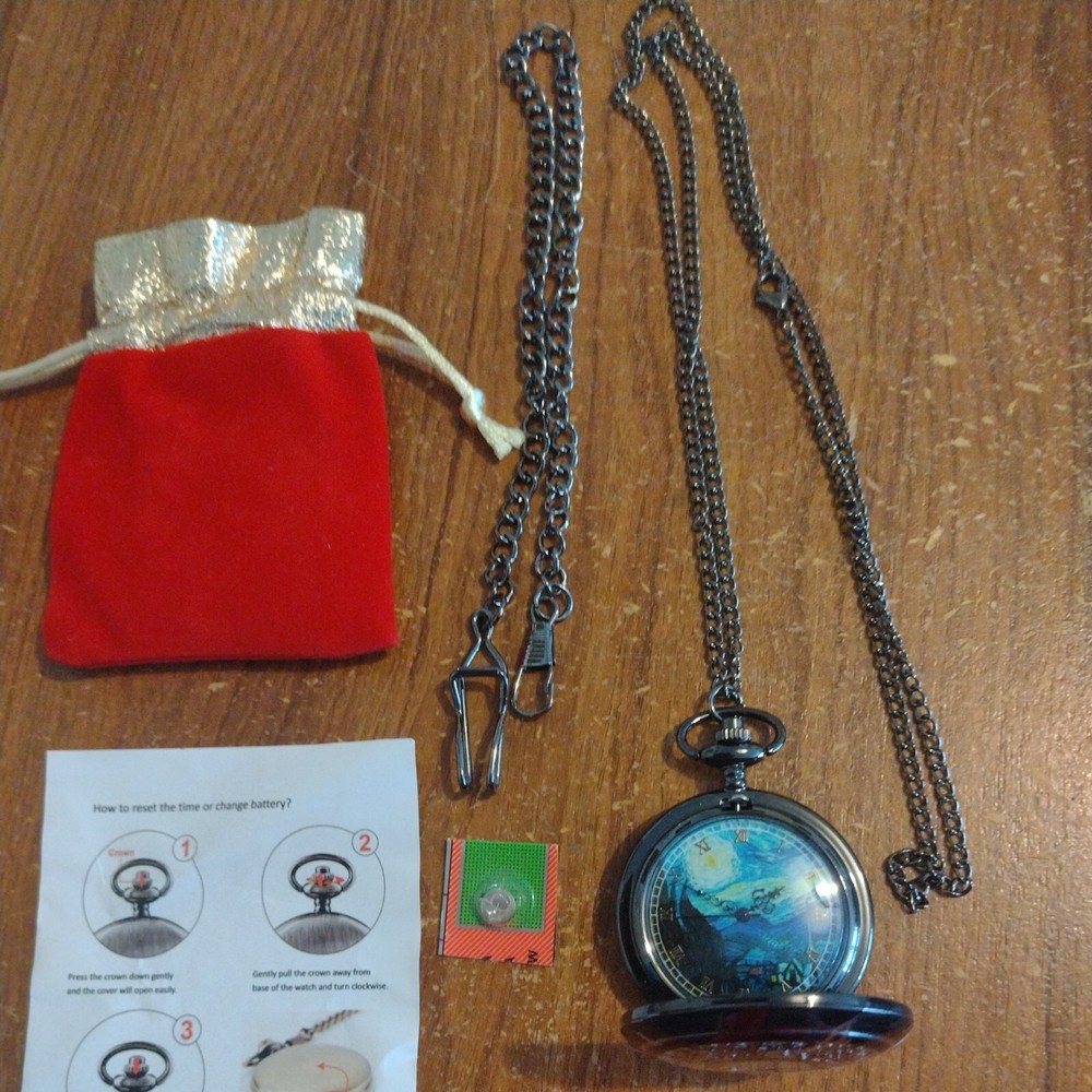 Beautiful Starry Sky Pocket Watch