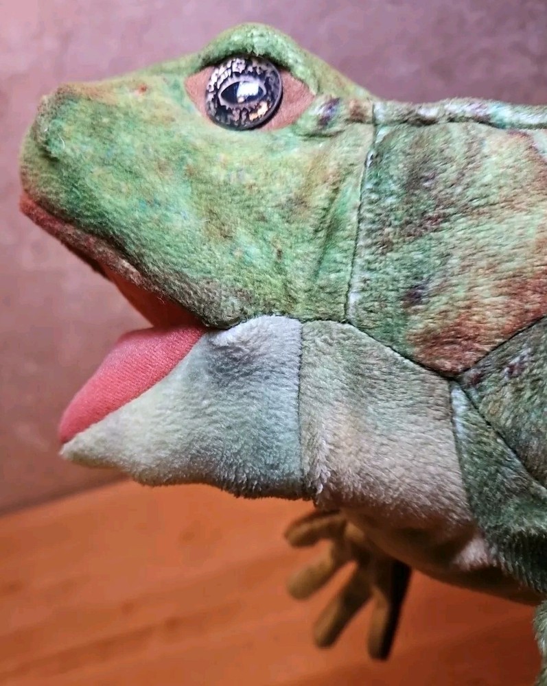 Folkmanis Jumping Frog Hand Puppet Plush RETIRED