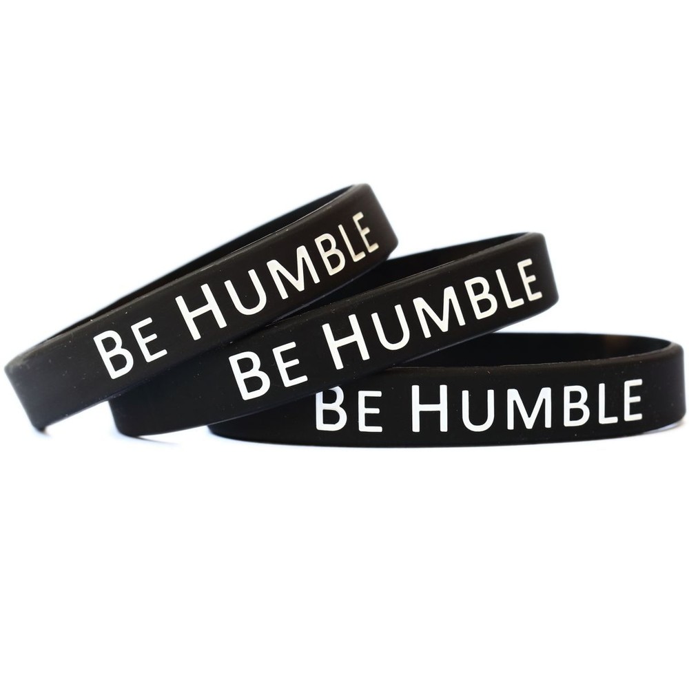 20 No One Fights Alone Wristbands - Black Bracelets White Debossed Text
