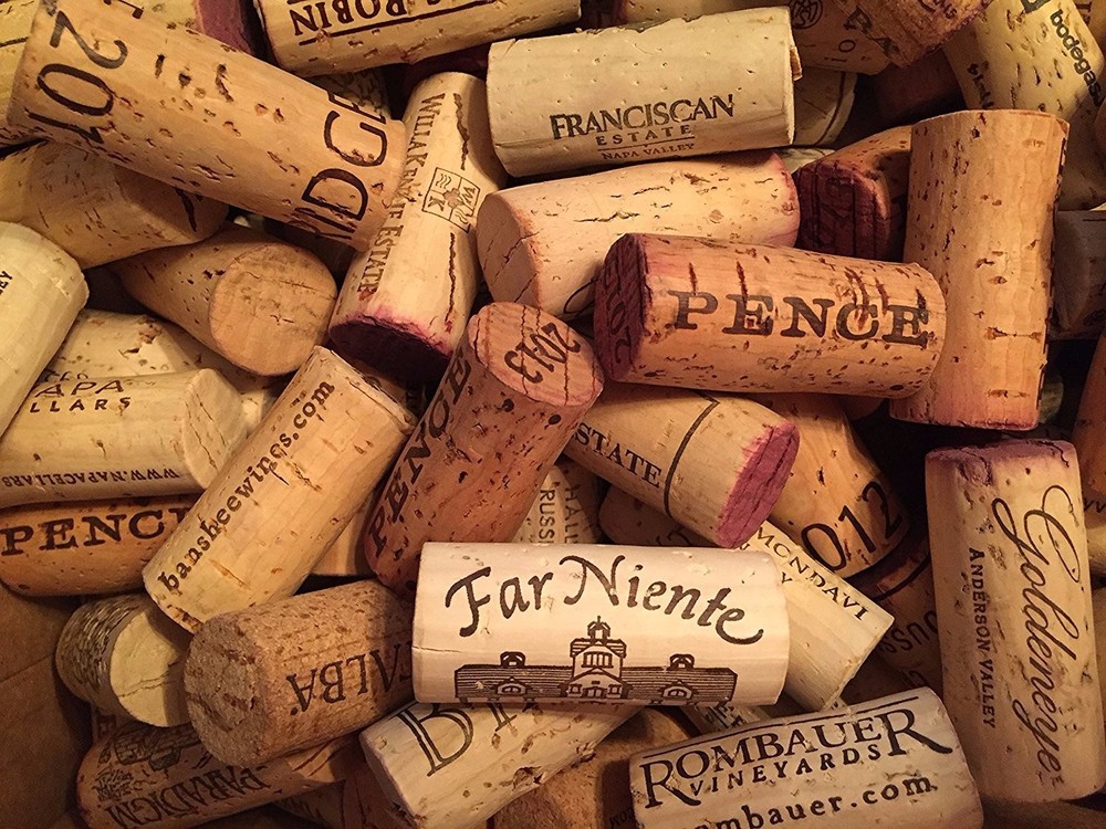 Premium Recycled Corks, Natural Wine Corks From Around the US - 100 Count