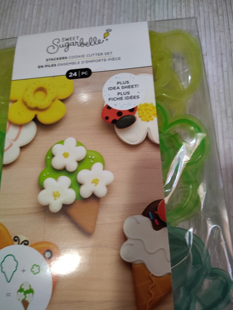 Sweet Sugarbelle Cookie Cutters 24/Pkg-Stackers~NEW CRAFTS BAKING DIY