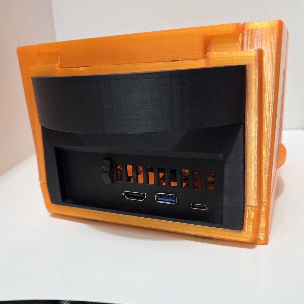 Orange GameCube Style Dock for Nintendo Switch V1 & Oled