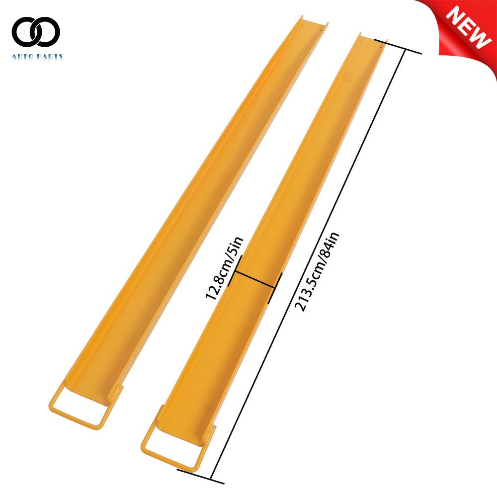 Heavy Duty Steel 1 Pair Pallet Fork Extension Pallet Extensions 4.5" Width