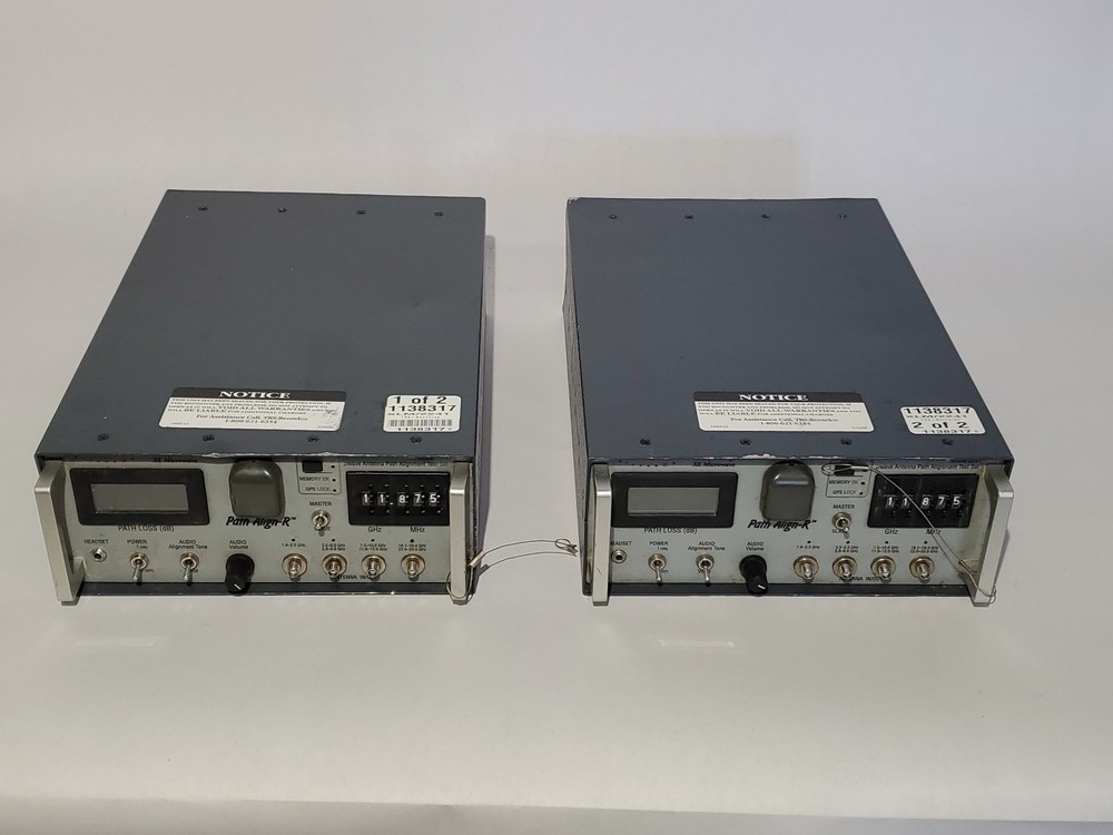 Set Of Two Pendulum 2241 PATH ALIGN-R Microwave Antenna Path Alignment Test Set