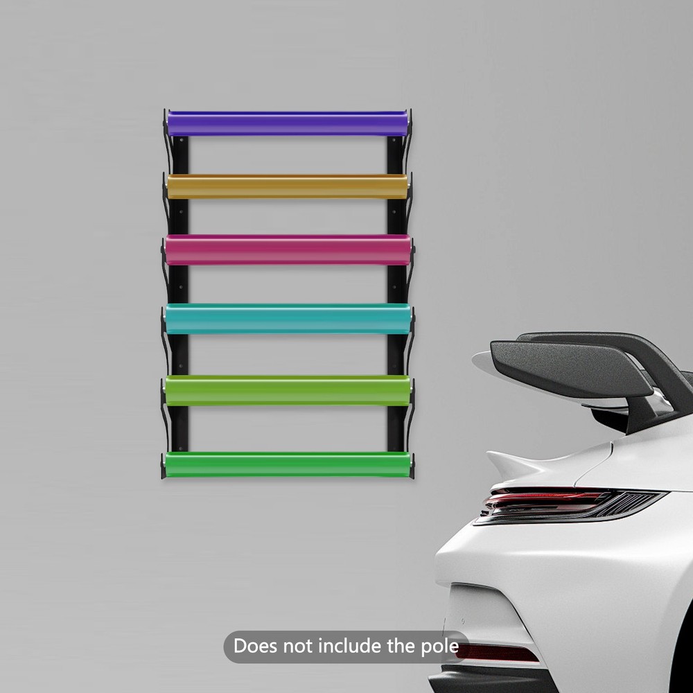 Vinyl Roll Holder - Wall-Mounted Storage Rack for Up to 6 Rolls