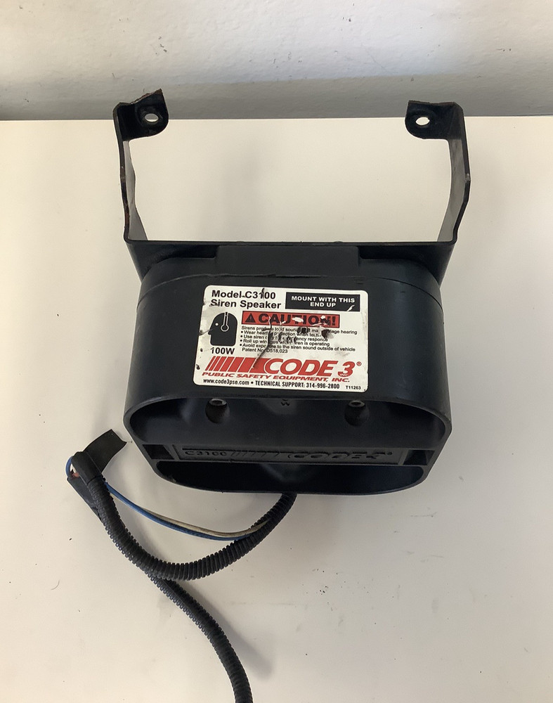 CODE 3 100 Watt RMS Loud Speaker ONLY Model C3100 #2