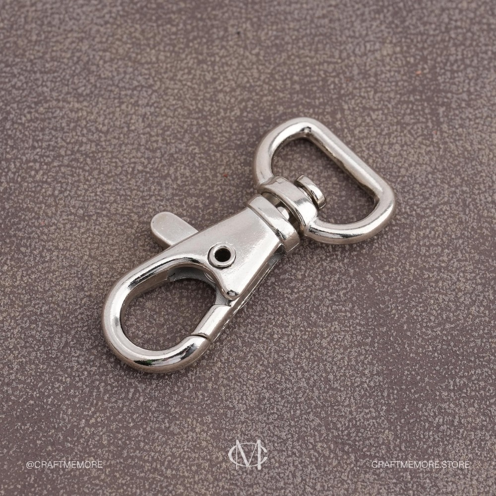 20pcs Swivel Lobster Claw Clasp Trigger Snap Hooks for Purse Making Macrame L...