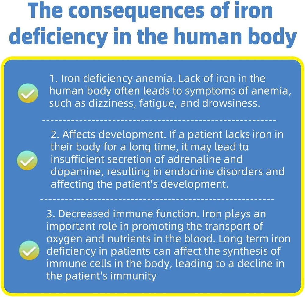 Iron Deficiency Home - 1 Count, Accurate Results without Lab Visits