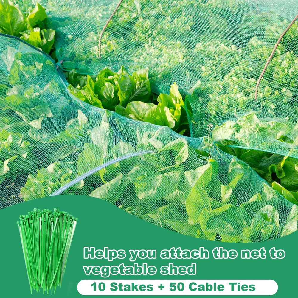 Mosquito Bug Insect Protective Netting Reusable Anti Bird Protect Plant Mesh USA