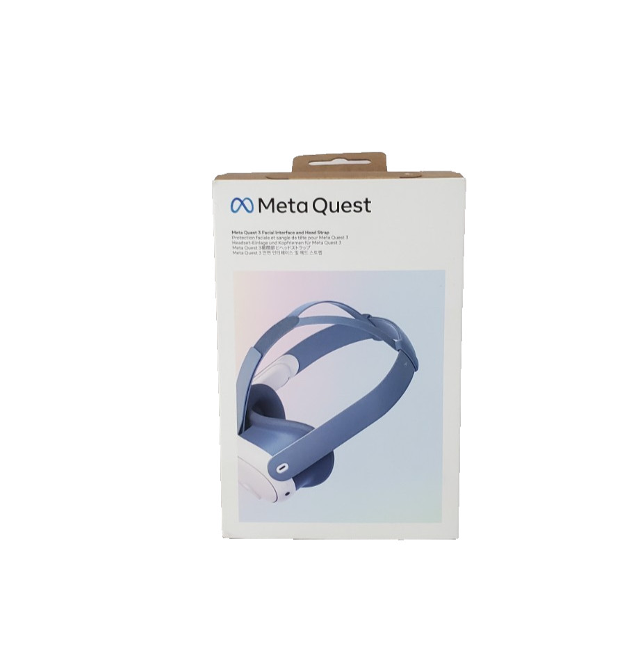 Meta - Quest 3 Facial Interface & Head Strap - Elemental Blue