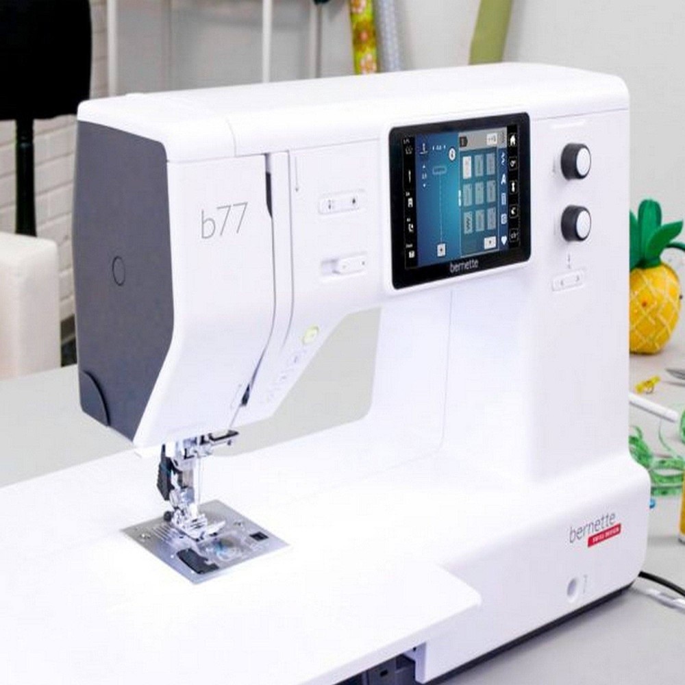 Bernette B77 Deco Sewing & Quilting Machine with 93 Spools & 200+ Accessories