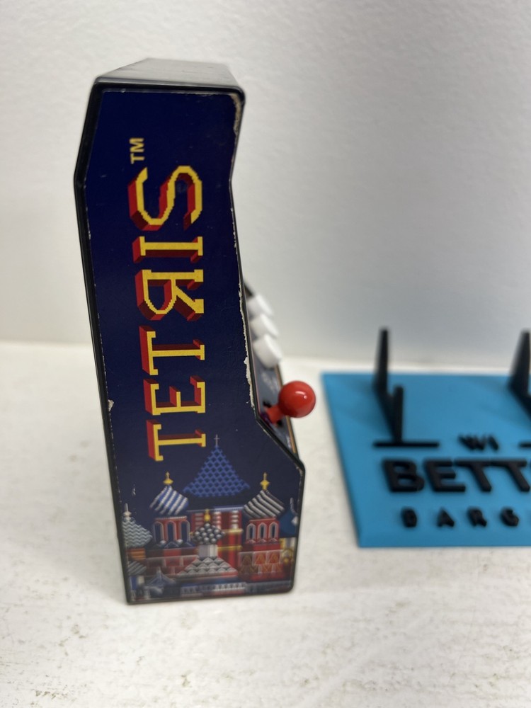 Tetris Arcade Cabinet Mini Handheld Game, Basic Fun, Tested & Works