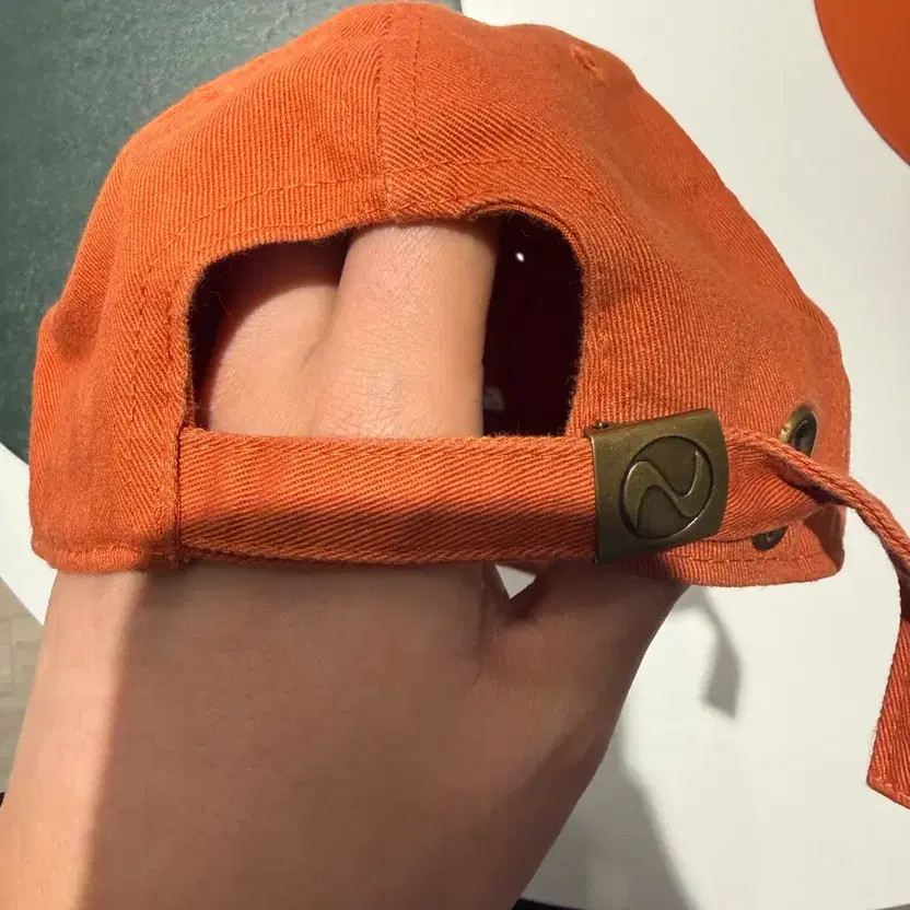 Fresh Service Orange Snapback Cap, Pre-Owned