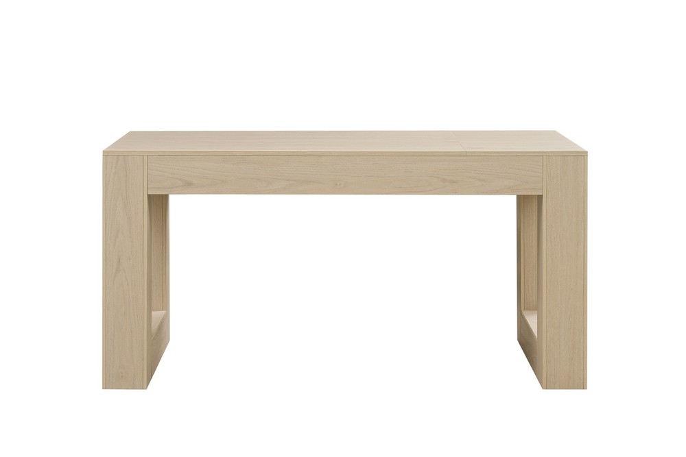 Farmhouse Kitchen Dining Table for 4-6 People, Rectangular Dining Table