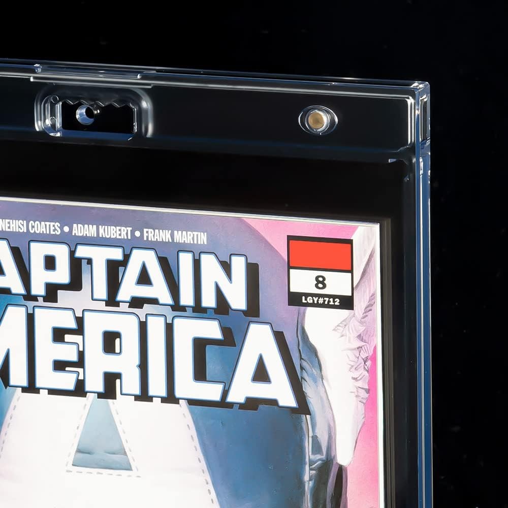 2ct Magnetic Comic-Book Display Cases - Crystal Clear One Touch Comic Book...