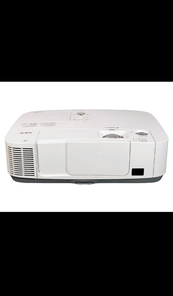 NEC NP-P401W LCD Desktop Projector HDMI VGA USB LAN White