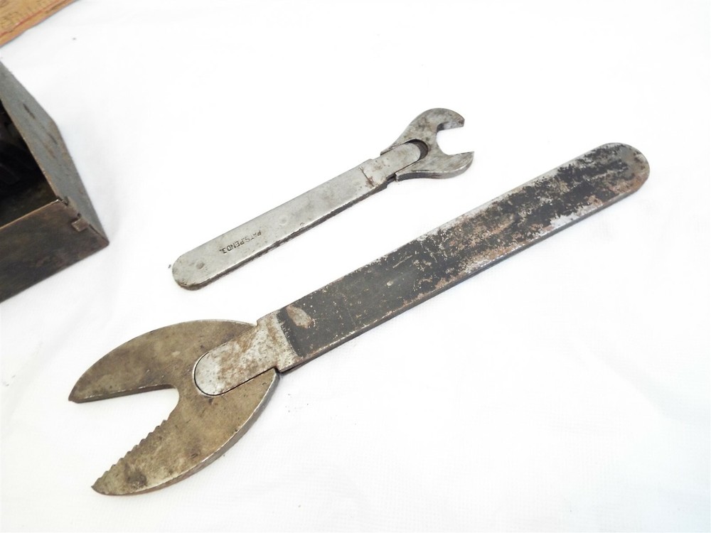 Vintage XceL Multi-Head Wrench Set 2 Handle Park Metalware Multiple Machine Box