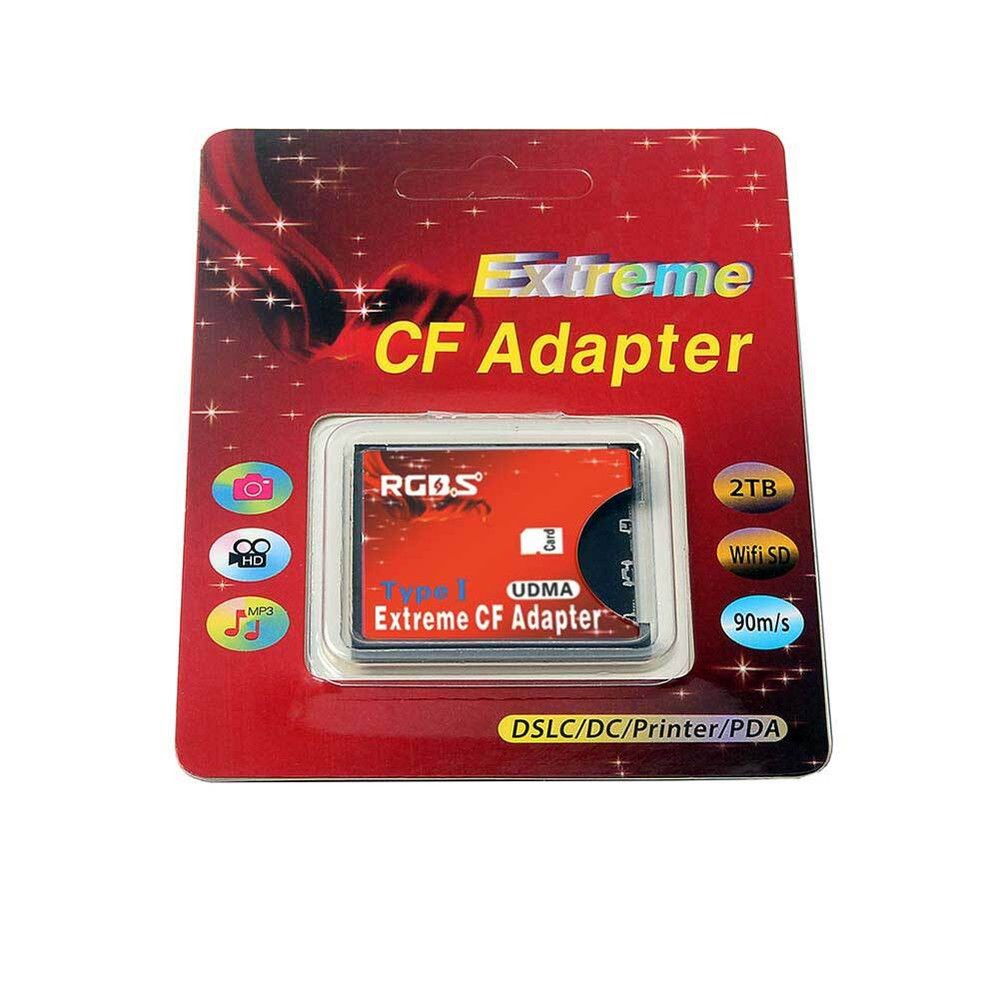 SDXC SDHC SD MMC to CF Extreme Compact Flash Memory Card Reader Adapter Type I