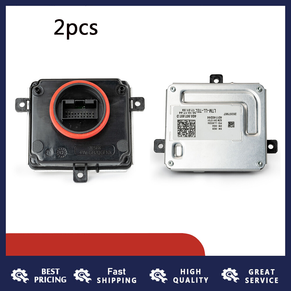 2xDaytime Running Light Module Drl Control Ballast 4G0907697D For Audi A4 A5 Vw