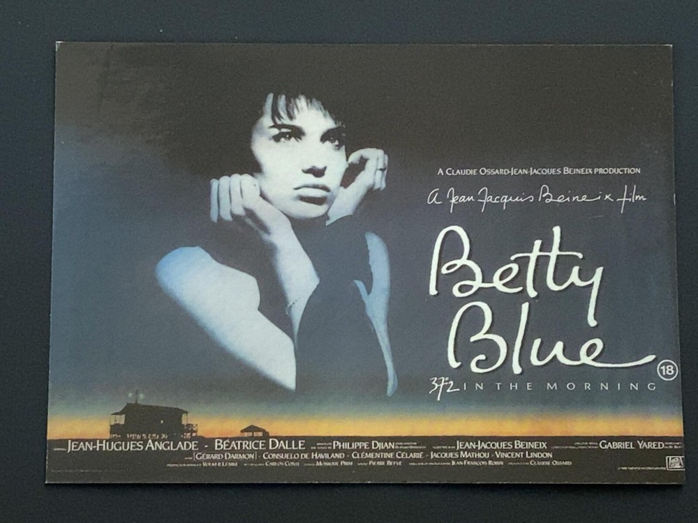 Betty Blue Movie Cinema Postcard