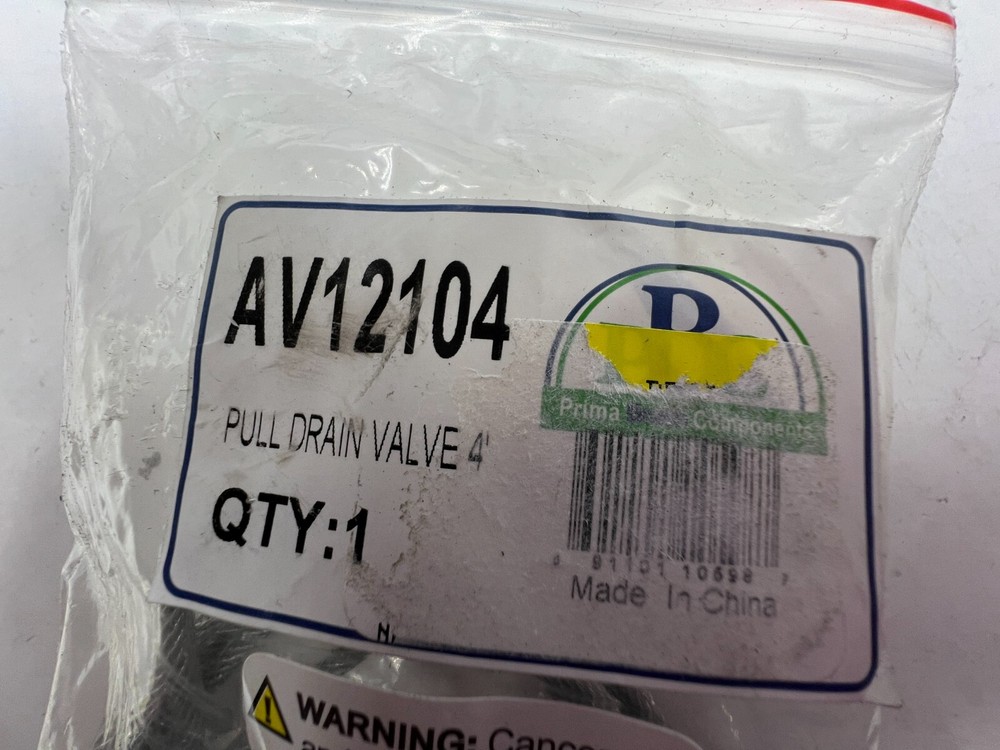 Prima Brake Components Pull Drain Valve 4" AV12104