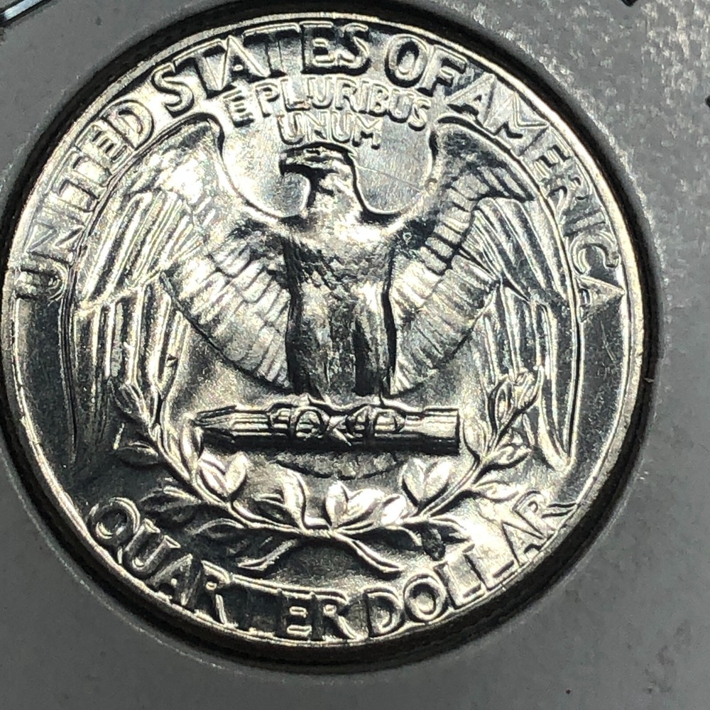 1958 Washington Silver Quarter - GEM BU #11038