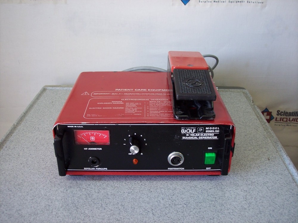 Wolf 2085.00 Bipolar Electro Surgical Generator