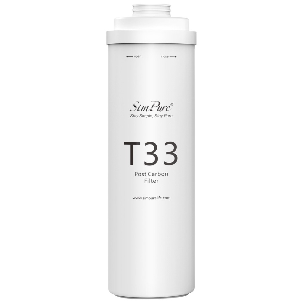 T33 Post Carbon Water Filter Replacement For SimPure T1-400 Tankless RO System