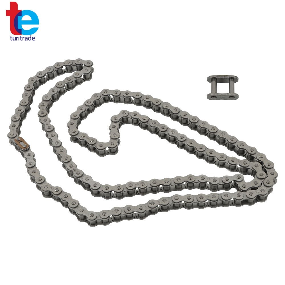 #80 Heavy Duty Roller Chain 10 Feet With 1 Connector