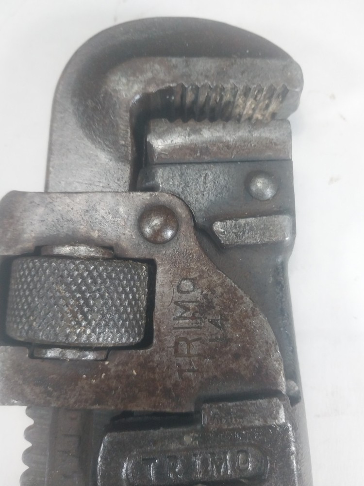 Trimo 14 Pipe Wrench Vintage Drop Forged Tool
