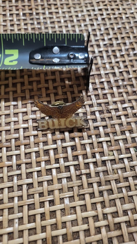Vtg Buick Enamel Lapel Hat Pin w/ Eagle Emblem Logo