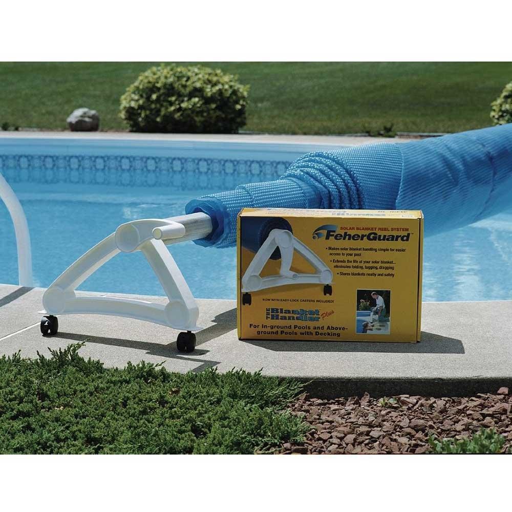 FeherGuard FG-BH & FG-L20M Blanket Handler Solar Cover Reel for In Ground Pools