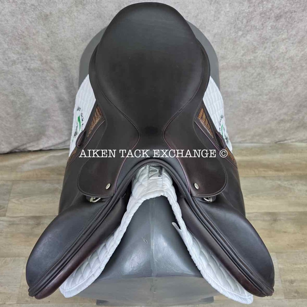 2021 Stackhouse Monoflap Jump Saddle, 18" Seat (Read Description)