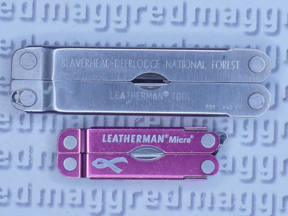 NTSA ( 2 ) 2001 LEATHERMAN 'ORIGINAL' PST USA NEEDLENOSE + MICRA MULTI-TOOLS