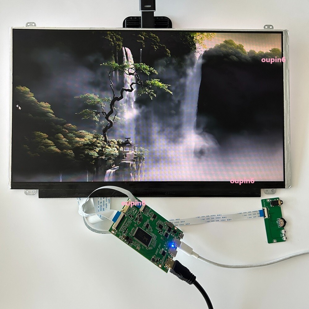 IPS Screen 15.6" 1920X1080 FHD panel LED with EDP Controller board KIT 2 Type-C