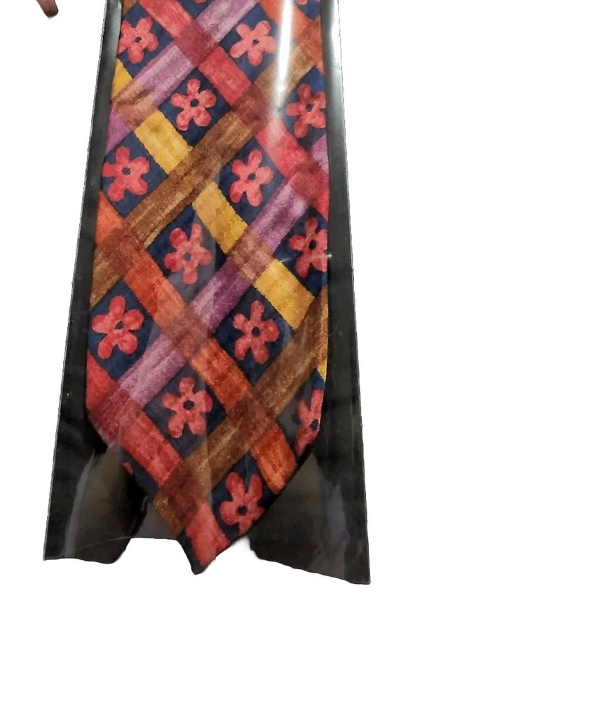 ermenegildo zegna multicolored silk Tie