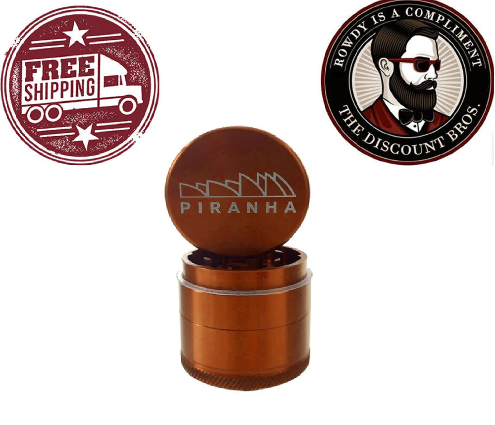 Piranha Grinder 4 piece (2.5) - Orange
