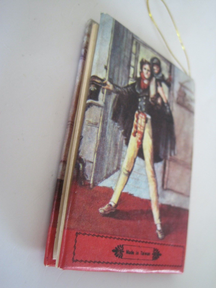 Charles Dickens Book Ornament