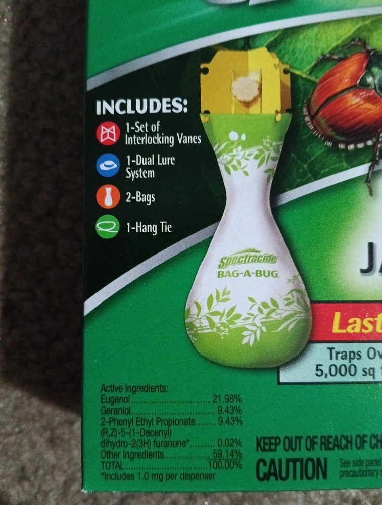 2 Pack Spectracide Bag A Bug Japanese Beetle Trap 16901