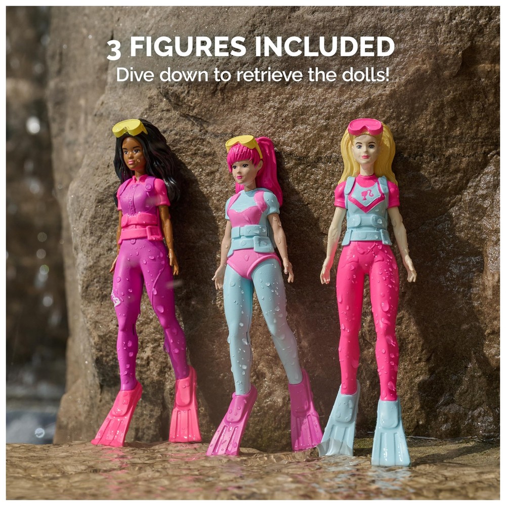 SwimWays Barbie Dive Characters 3-Pack, Swimming 1,