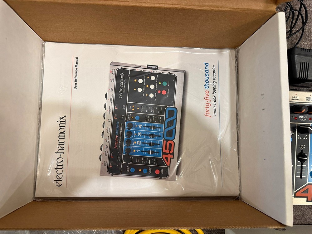 Electro-Harmonix 45000 Multi-Track Looping Recorder in box WITH foot controller!